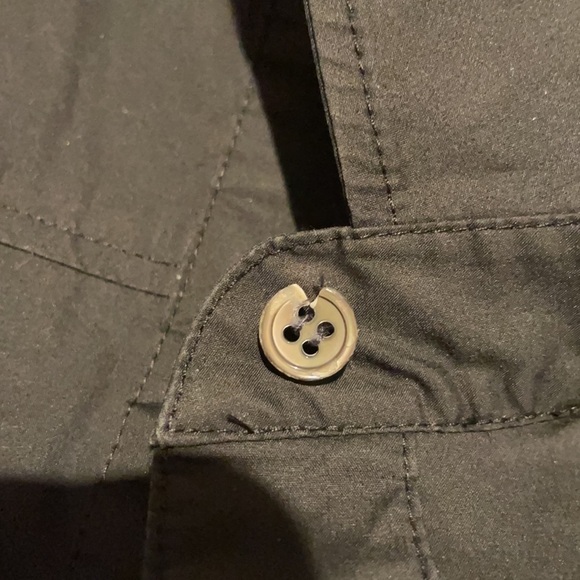 Theory Farah Shirt Dress in Black, Size M - Picture 3 of 5